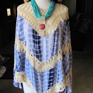 UMGEE Plus Size Tied Dyed Tunic Shirt Tie dye pr
